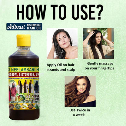 Adivasi Neelambari Herbal Hair Oil